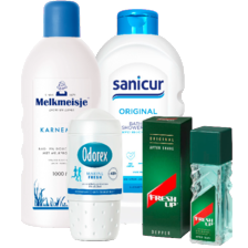 Alle Odorex, Sanicur, Melkmeisje of Freshup